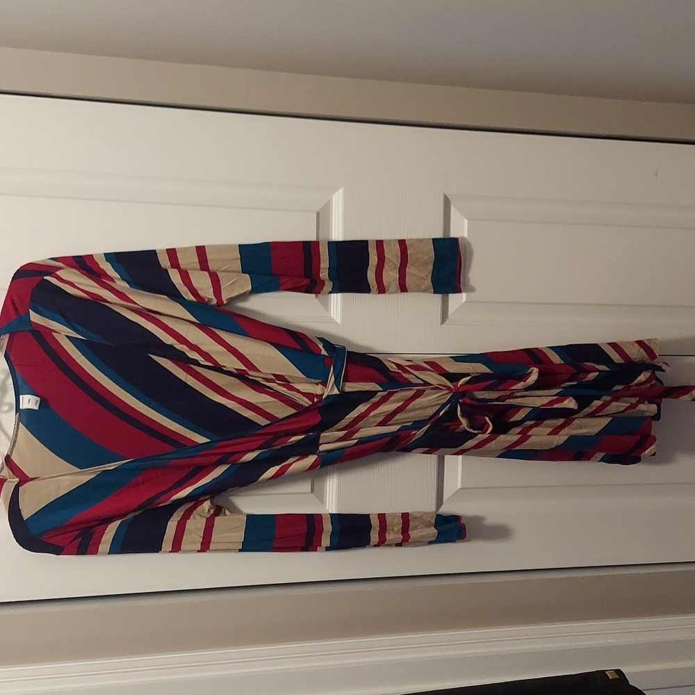 Long Sleeve Wrap Dress